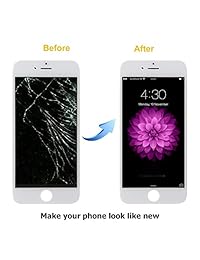 Kit de montaje completo de digitalizador LCD de repuesto para iPhone 6 de 4,7 pulgadas (iPhone 6 blanco)