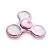 Auwer LED Light Fidget Hand Spinner Finger Spinner Toy Ultra Fast Bearings Dustproof Ultra Durable Stress Reducer EDC Fingertip Gyro For ADD,ADHD,Anxiety,Boredom and Autism Adults(Rose Gold)