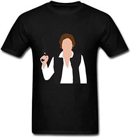 Van Adkins Han Solo Shirt Black Printed X-large T-shirt Styling Men