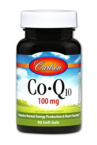Carlson coq10 100 mg, 100% natural all-trans coq10, 90 …