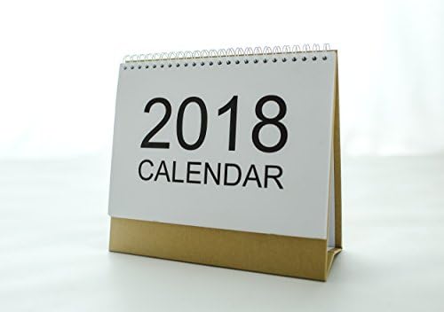 Desk Pad Calendar Desk Blotter 14 Months Runs From Jan.2018-Feb.2019,8.3"7.3"