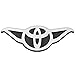 Toyoda Chrome Auto Emblem - 5.75