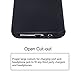 Galaxy S7 Case, MC Fashion Cute 3D Black MEOW Party Cat Kitty Whiskers, Shockproof and Protective Soft Silicone Case for Samsung Galaxy S7 (Cat/Black)