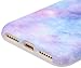 A-Focus Compatible with iPhone SE 2020 Case for Girls, iPhone 7 Case Blue, iPhone 8 Case, Purple Violet Blue Galaxy Frosted Anti Scratch Protective TPU Case for iPhone 7/8 / SE 4.7 inch Matte Blue 4