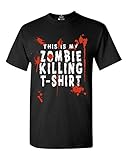 Shop4Ever® This is My Zombie Killing Shirt T-shirt Funny Sayings Shirts