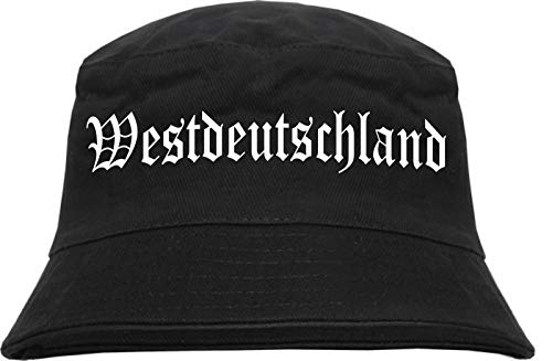 HB_Druck Westdeutschland Fischerhut - Bucket Hat L/XL Schwarz