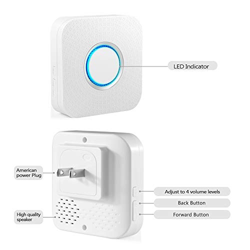 Wireless Door Sensor Alarm Chime, BITIWEND Home Security Window Entry Alert With Operating Range