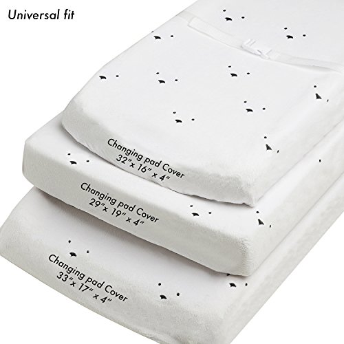 Changing Pad Cover Boy&Girl by Margottd | Soft Absorbent Diaper Changing Table Cover Top for Infants and Toddlers + eBook