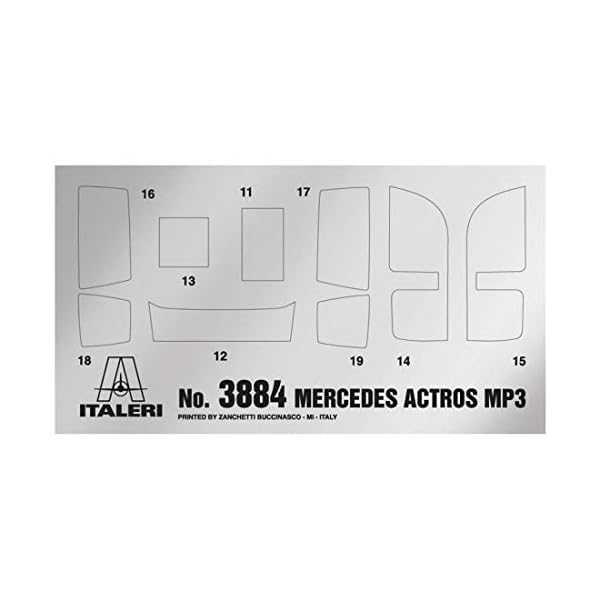 Italeri 510003884 - 1:24 Mercedes Benz Actros 1851 Blackliner – Bild 7