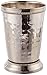 Elegance 12 oz Hammered Mint Julep Cup, Large, Silver