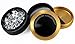 Chromium Crusher 2.5 Inch 4 Piece Bladed Teeth Tobacco Spice Herb Grinder - Gold