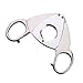 Fayerxl Cigar Cutter Stainless Steel Super Sharp Double Blade Guillotine Scissors for Most Size of Cigars
