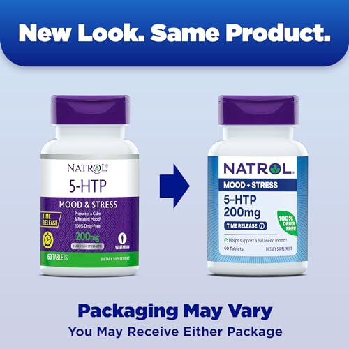 Natrol 5HTP 200mg, Dietary Supplement Helps Support a Balanced Mood