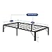 PrimaSleep 14 Inch Tall Simple & Sturdy Steel Slat Metal Bed Frame/Non Slip/Ample Storage Space, Twin XL