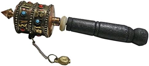 アジアン雑貨 ネパール仏具 定番スタイル マニ車 Mani 7 並行輸入品