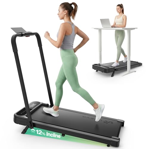 UREVO Smart 2-in-1 Laufband für Zuhause und Büro