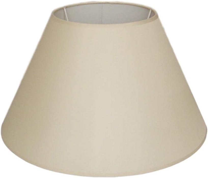 10" Empire Coolie Lampshade in Cream Fabric for Table/Floor/Ceiling Use