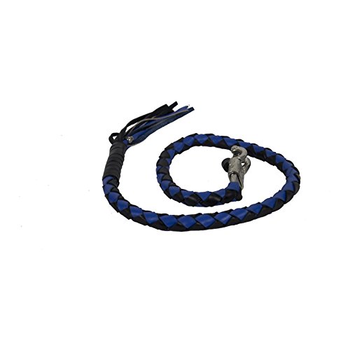 Black And Blue Get Back Whip For Motorcycles
