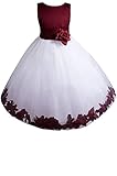 AMJ Dresses Inc Big Girls' Flower Girl Pageant Dress