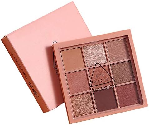 Florrita Women’s Eyeshadow Palette, Korean Cosmetics, 9 Color Options, Popular, Stylish, Beautiful Color, Matte, Pearl Glitter, Eyeshadow Base, Cute, Long-Lasting, Lustrous, Makeup, Beauty Product, Gift Item