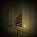 Night Light,HONGGE Cordless Battery-Powered Motion Sensor Light Stick-Anywhere Closet Lights Stair Lights Cabinet Light, Safe Lights for Hallway Bedroom Bathroom Toilet Kitchen Basement (Yellow)
