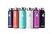 HYDRO CELL Stainless Steel Insulated Water Bottle with Straw - For Cold & Hot Drinks - Metal Vacuum Flask with Screw Cap and Modern Leakproof Sport Thermos for Adults (Navy 40oz)