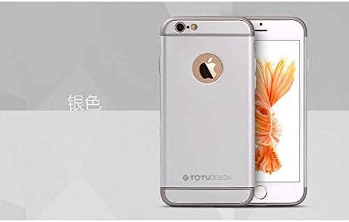 MyClixCart Totu Design[Armour Series] 3 in 1 Back Case Cover For Apple iPhone 6 / 6S (Sliver) - 4.7"