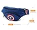 Captain America Shield Hip Sack with Fanny Pack Design and Convenient Phone Wallet - Perfect for Outdoor Activities and Daily Use