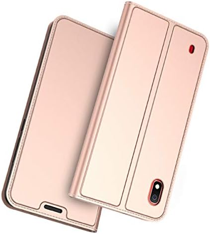 Torubia Samsung Galaxy A10 Leather Wallet Case with Kickstand Card Holder Shockproof Flip Case Cover for Samsung Galaxy A10 - Rose Gold