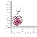 Pink Ribbon Breast Cancer Awareness Boxing Glove Necklace Earrings Set (Hook Earring Set)