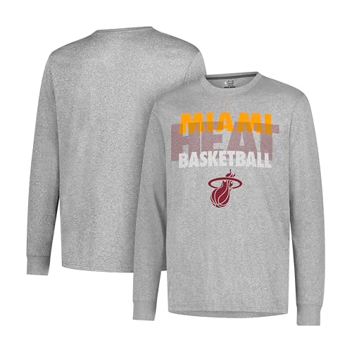 Ultra Game Mens Supreme Long Sleeve Pullover Tee Shirt Heather Gray