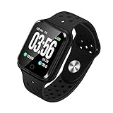 Fitness Tracker with Heart Rate Blood Pressure Monitor, Waterproof Fitness Watch, Bluetooth Smart Watch with Sleep Sports Data Monitor Activity Tracking Pedometer Watch for Kids Women Men