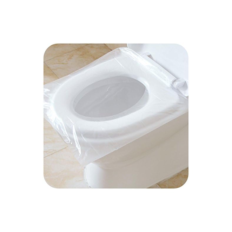 50 PCS Travel Disposable Toilet Seat Cover Waterproof Portable WC Pad Toilet Mat For Baby Pregnant Mom,Independent…