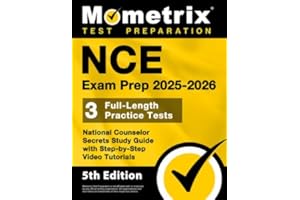NCE Exam Prep - Full-Length Practice Tests, National Counselor Secrets Study Guide with Step-by-Step Video Tutorials: [5th Edition]