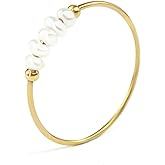 NALISASA Vintage Boho Pearl Rings for Women, Adjustable & Trendy