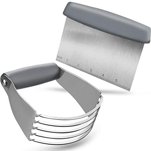Pastry Cutter Set, EAGMAK Pastry Blender and Dough Scraper