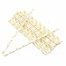 ISKYBOB 100 Pack Fruit Patterned Drinking Paper Straws Disposable Biodegradable,7.48'' Long (Lemon)