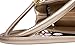 Deluxe Women 3 Piece Tote Bag Pu Leather Handbag Purse Bags Set (Gold)