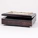 Cottage Garden Serenity Prayer Italian Style Burlwood Finish Decorative Jewel Lid Musical Jewelry Box - Plays How Great Thou Art