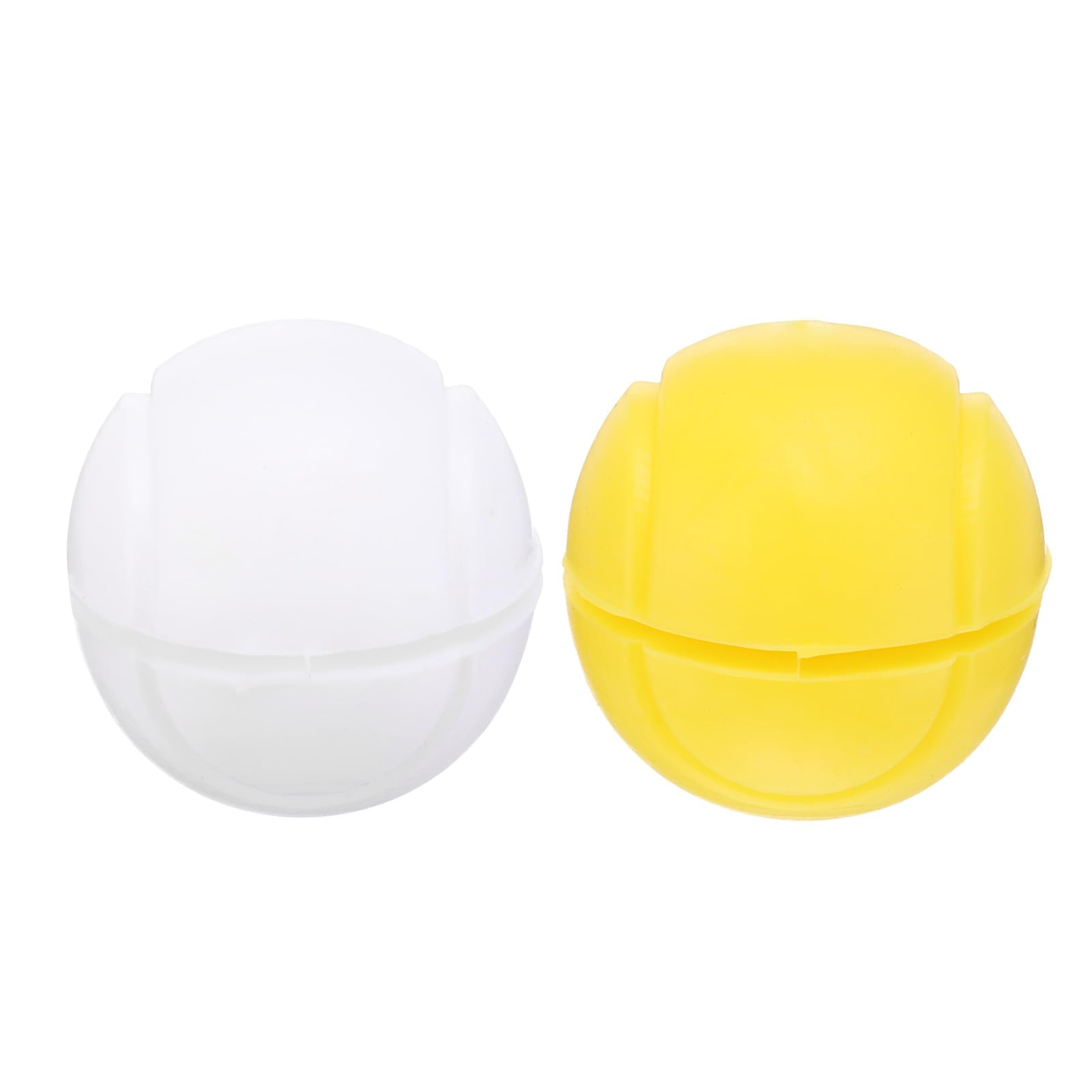 PATIKIL Tennis Vibration Dampener 0.9 Inch, 2 Pack Silicone Tennis Racket Shock Absorber Racket String Damping for Tennis Racquet, Yellow&White