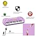 aPerfectLife Kids Piano, 32 Keys Multifunction Electronic Kids Keyboard Musial Instrument for Kids Children with Microphone (Purple)