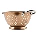 Copper & Stainless Steel Colander (2.5 Quart Capacity); Decorative Strainer / Fruit Bowl / Pedestal-Style Colander