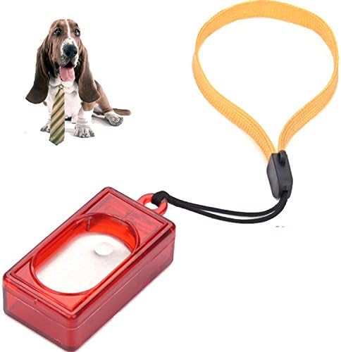 Martians 2 Pack Square Shape clicker with wrist band for Clicker training - click and train dog, cat, horse, pets