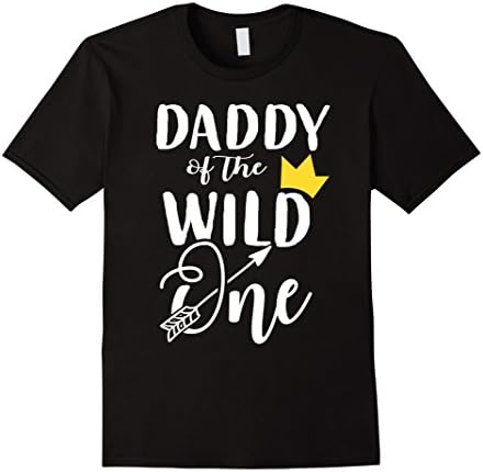 Mens Daddy Of The Wild One Matching 1st Birthday Family Set Large Black