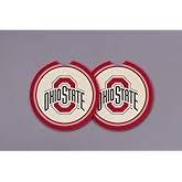 Magnolia Lane Ohio State Buckeyes University Car Coaster, 2.67-inch Length, Car Interior Accessories