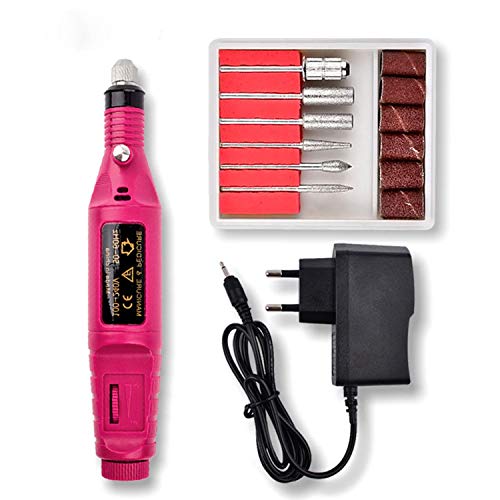 1Professional Pen-shape Electric Nail Drill Bits EUROPEAN Plus Nail Polishing Head Set 6 bits Manicure Machine Bits,China,T11001-2Euro plus