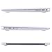 Mosiso Plastic Hard Case with Keyboard Cover with Screen Protector for MacBook Air 13 inch, Light Pure