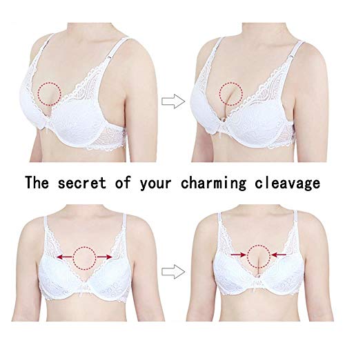 Meddom Silicone Bra Inserts, Gel Breast Pads and Enhancers to Add 2 Cup