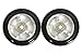 SCSK8 Metal Core Scooter Wheels 100mm BLACK and SILVER RAZOR FREE Bearings