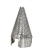 ZZPERFORMANCE 2.5" EXHAUST MUFFLER CONE INSERT SOUND REDUCER